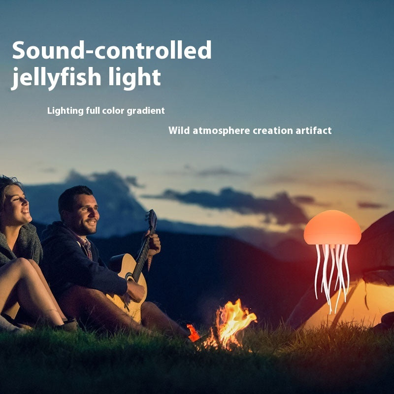 Jellyfish Mood Lamp – Floating LED Designer Lamp – Decorations Smart Table Lamp For Bedside Desk