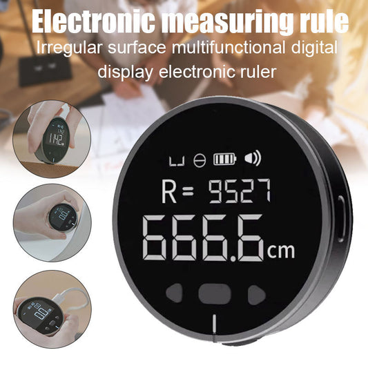 Distance Measuring Instrument |Tape Measure High Definition Digital LCD High Precision Electronic Measuring Ruler Tool