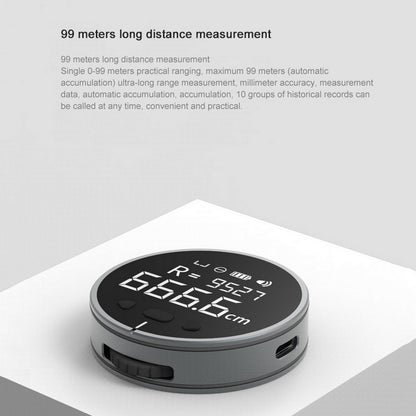 Distance Measuring Instrument |Tape Measure High Definition Digital LCD High Precision Electronic Measuring Ruler Tool